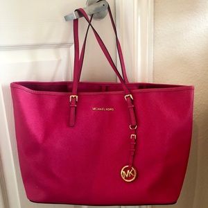 Michael Kors Hot Pink Tote